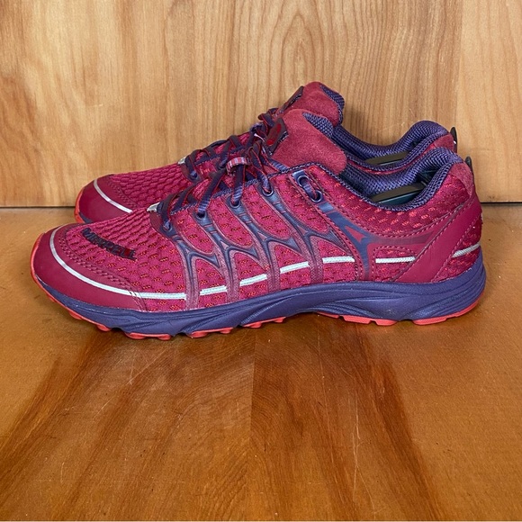 Womens 6 Merrell Mix Master Move Glide 2 Trail Shoes Purple SEF1406 - Picture 3 of 8